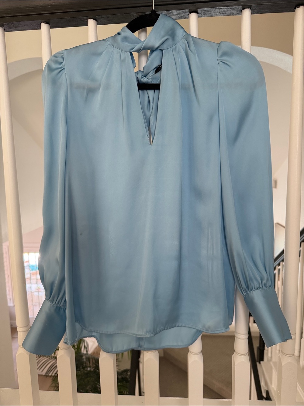Zara satin blouse